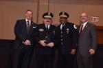  David McQuinn, ISPA President | Commander Leo Panepinto, Chicago Police Department | Superintendent Eddie Johnson, CPD | Lawrence Doria, ISPA Chairman
